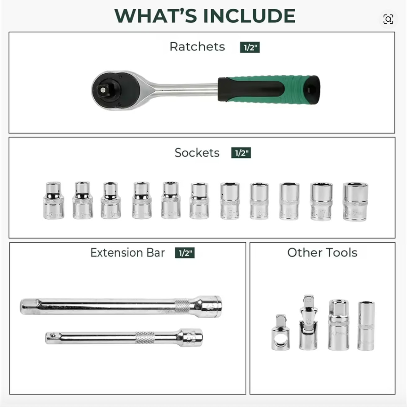 Professional Tools Kit - 227 pcs